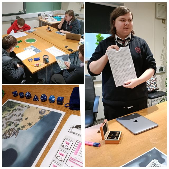 Tonight one of our older members Thomas ran a brilliant Sea themed dungeons and dragons game that he had created as part of his Welsh Bacc  course. Great work Thomas, the young people really enjoyed it.