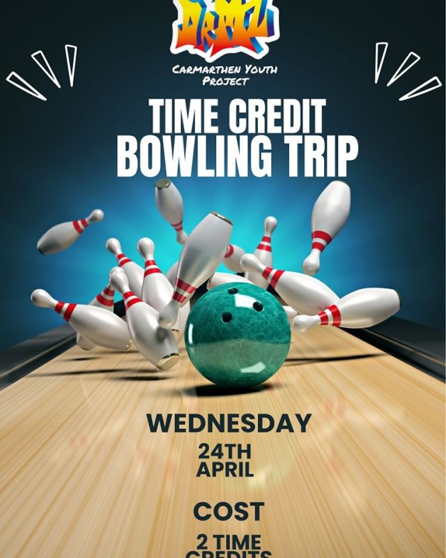 We will be having a time credit spend trip tomorrow evening. We will walk to Xcel bowl at 6pm and young people will need to be picked up or walk home from there at 7.30pm. 
If you want to join us. We need a signed consent form with your Tempo time credit user ID to book a space by the end of today. Send us a message if you would like us to send you a consent form.