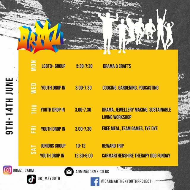 Here's what's coming up at Dr Mz next week.