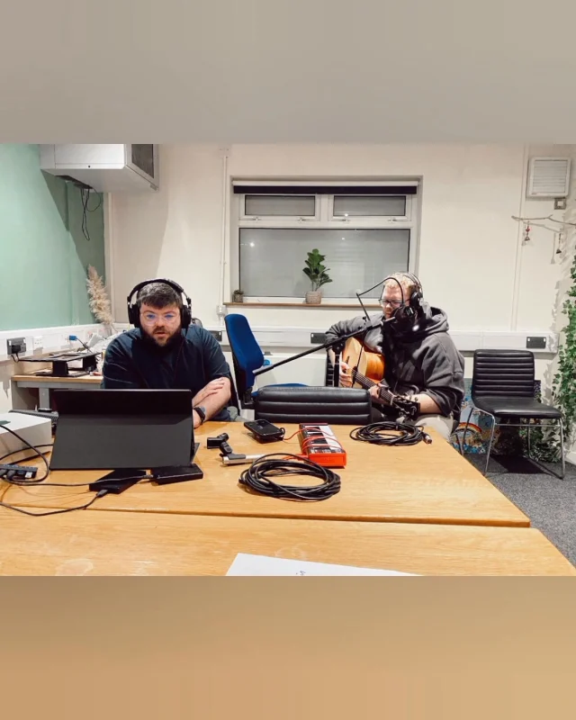 Tonight was our penultimate session with Duke Al and Tobias Robertson recording our vocals for our anti-vape song. It's been great working in partnership with Peoplespeakup and Hywel Dda Health Board for this project.