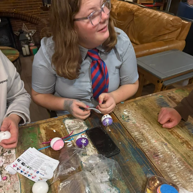 Last night, we made some more decorations to sell at our Christmas stall on Saturday 6th Dec 12-4pm. #awardsforall 

We also had a very competitive FIFA23 tournament.