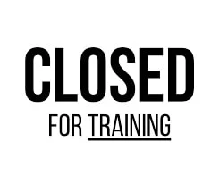 We are closed tonight for staff training