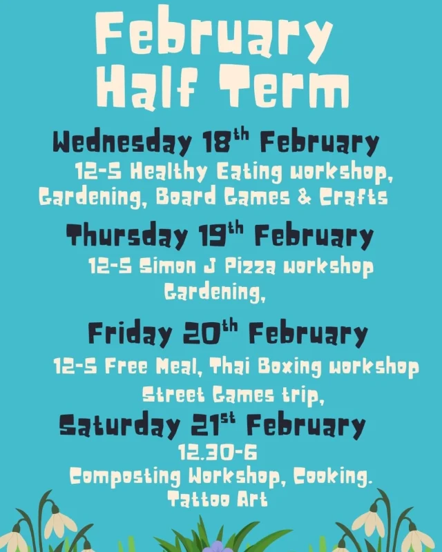 Here's what we have coming up this half term.
