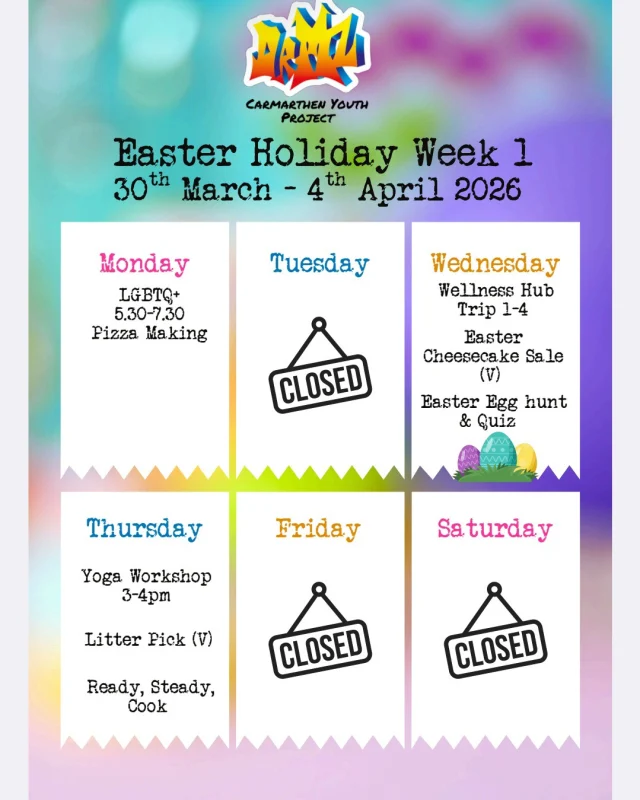 Here's what we have coming up at Dr Mz this Easter holidays. 🐣🐇